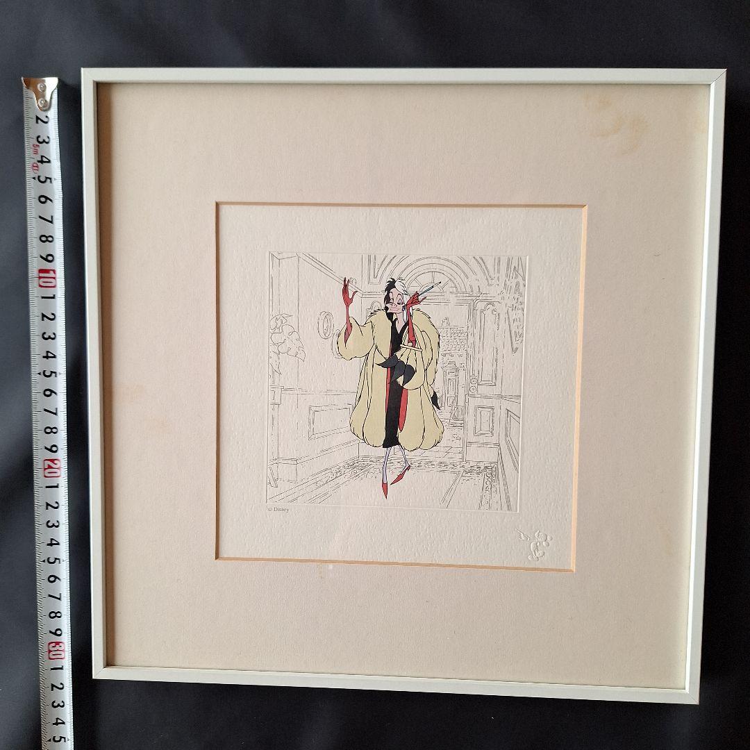 【限定品】　Disney ディズニー　トレジャー　クルエラ・ド・ヴィル　セル画