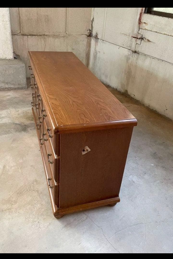 アンティーク　丸脚　チェスト　サイドボード　ヴィンテージ