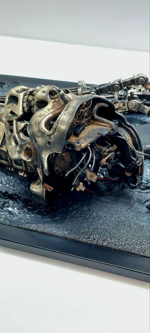 1/2 スケール　アシェット製 エンドスカル、エンドアーム焼損傷 残骸ジオラマ