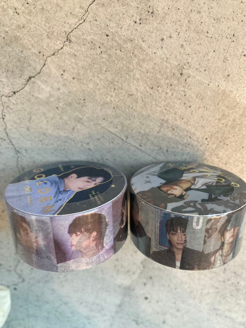 【韓国購入品】BTS ジョングク GOLDENキーホルダー カード