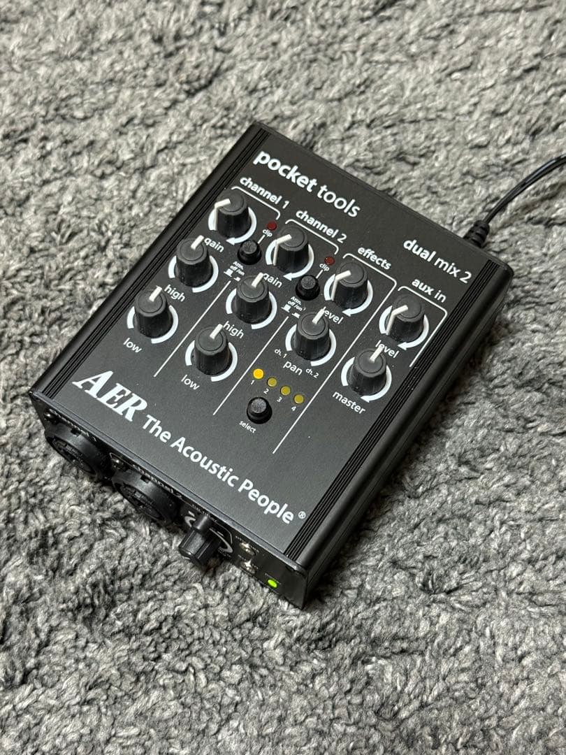 ［リュウ］【アコギ DIプリアンプ】AER dual mix 2