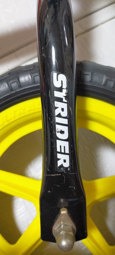 ストライダー　STRIDER　オレンジ/イエロー　オマケ収納袋セット付き