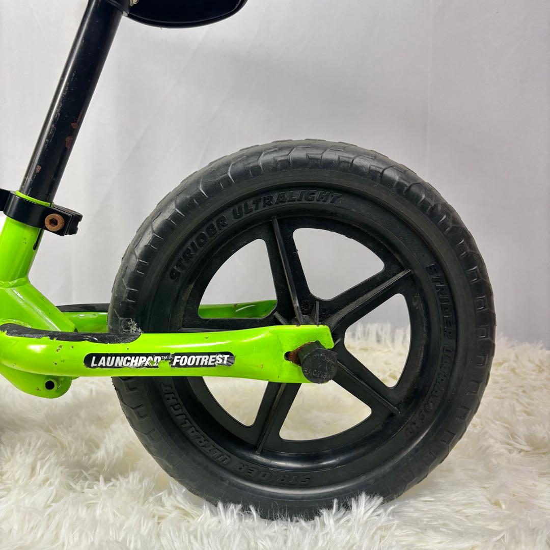 【美品】STRIDER ストライダー　グリーン　緑　バランスバイク