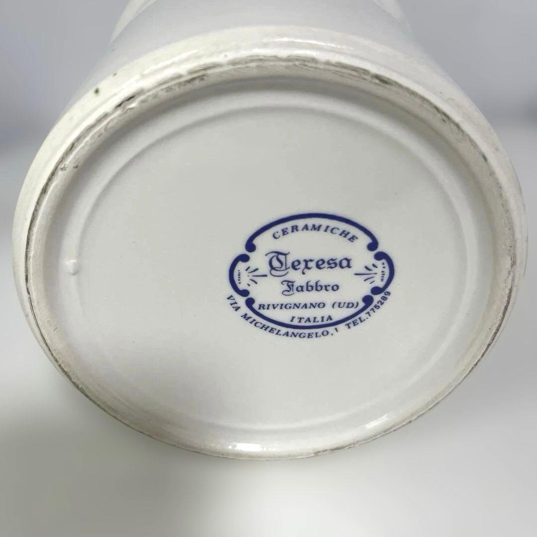 【FT】アンティーク 陶器　キャニスター イタリア