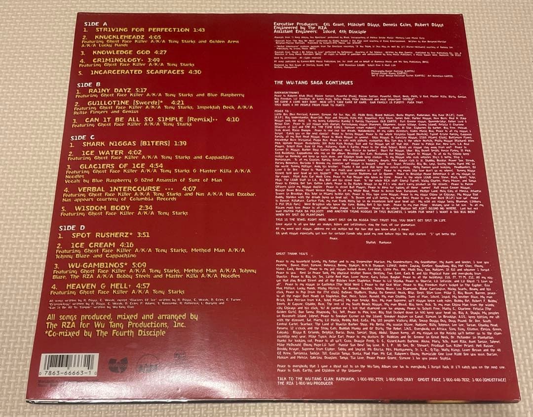 RAEKWON only built 4 cuban linx... レコード