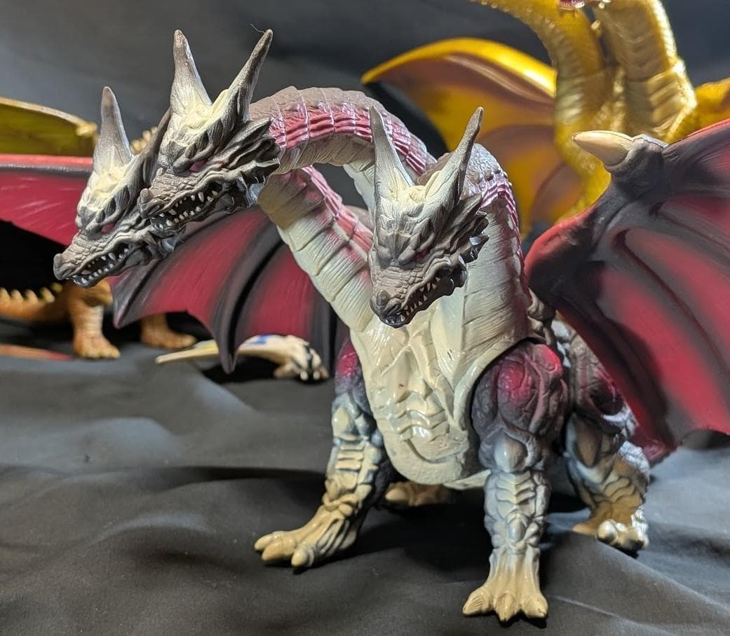キングギドラ・デスギドラ・ダカーラ他「平成モスラ」登場（バンダイ）５体セット＋１