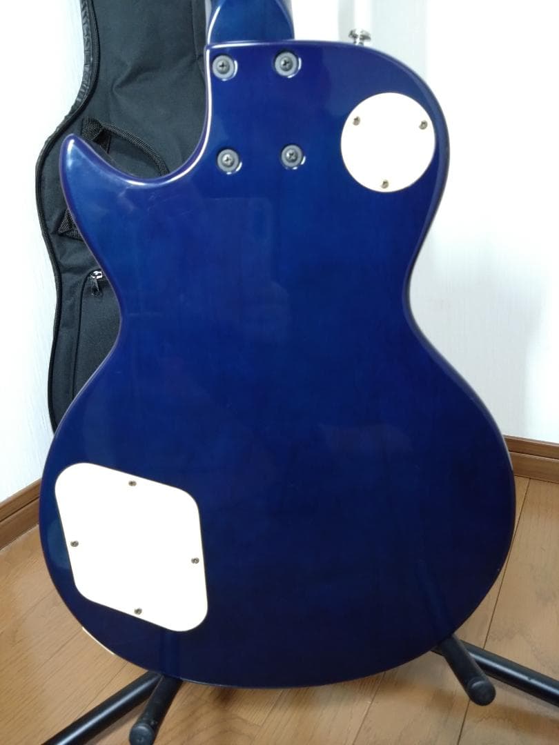 Barclay エレキギター ブルー 簡易ケース付き