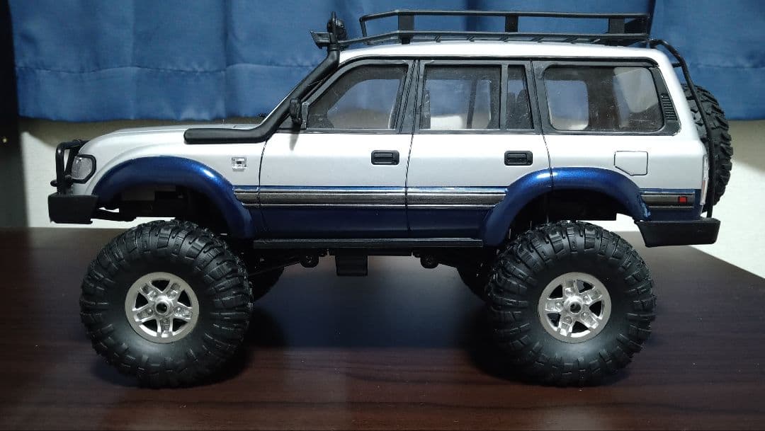 WPL C24改　C54..1 ランクル80ボディ搭載　製作車　1/16