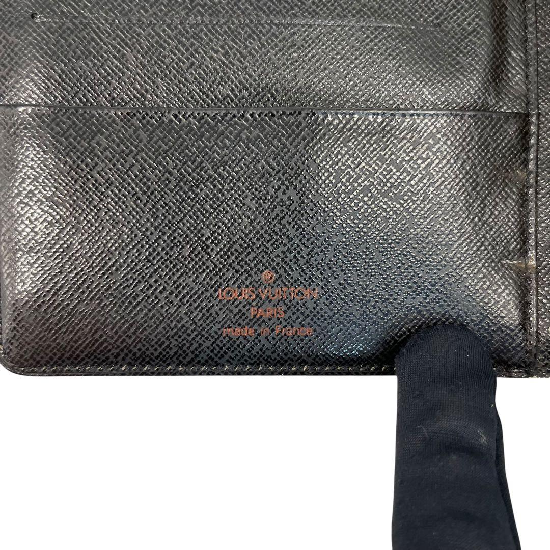 外観美品 ルイヴィトン エピ レザーリング式ファイル 黒 手帳 鑑定済 13